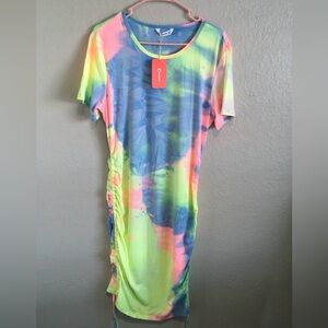NWT PatPat Tie-Dye Maxi Dress XL